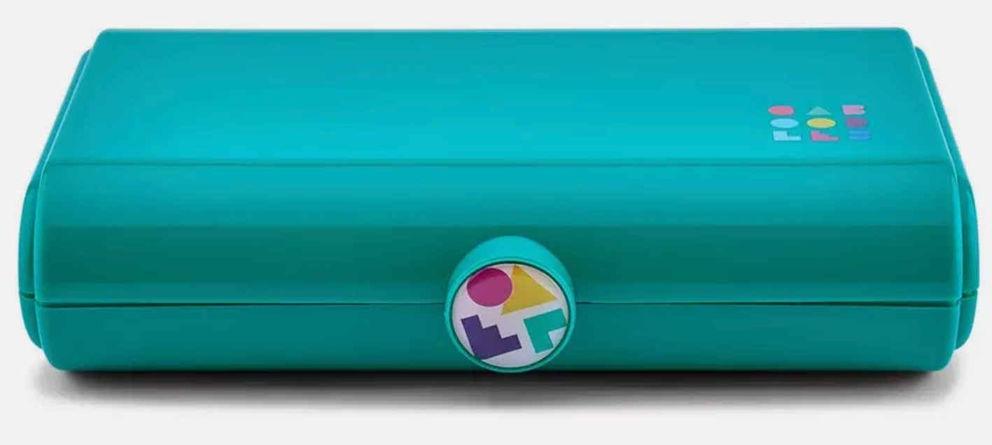 Caboodles "Take it" touch up tote - small storage container, teal, pre-customization