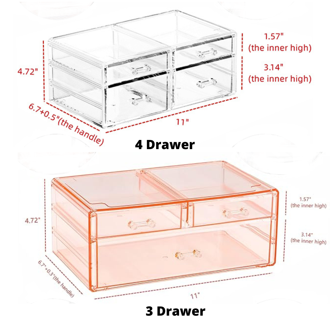 Custom, personalized acrylic jewelry or accessory box