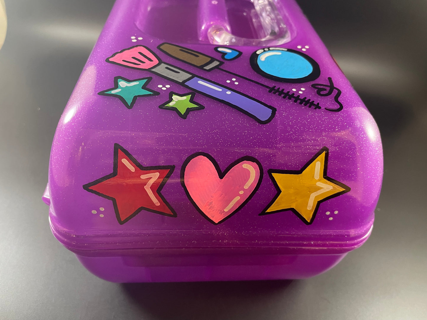 The "Daisy" Makeup Theme Personalized Hand-painted Caboodle