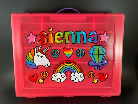 Ready to ship "Sienna" craft organizer case