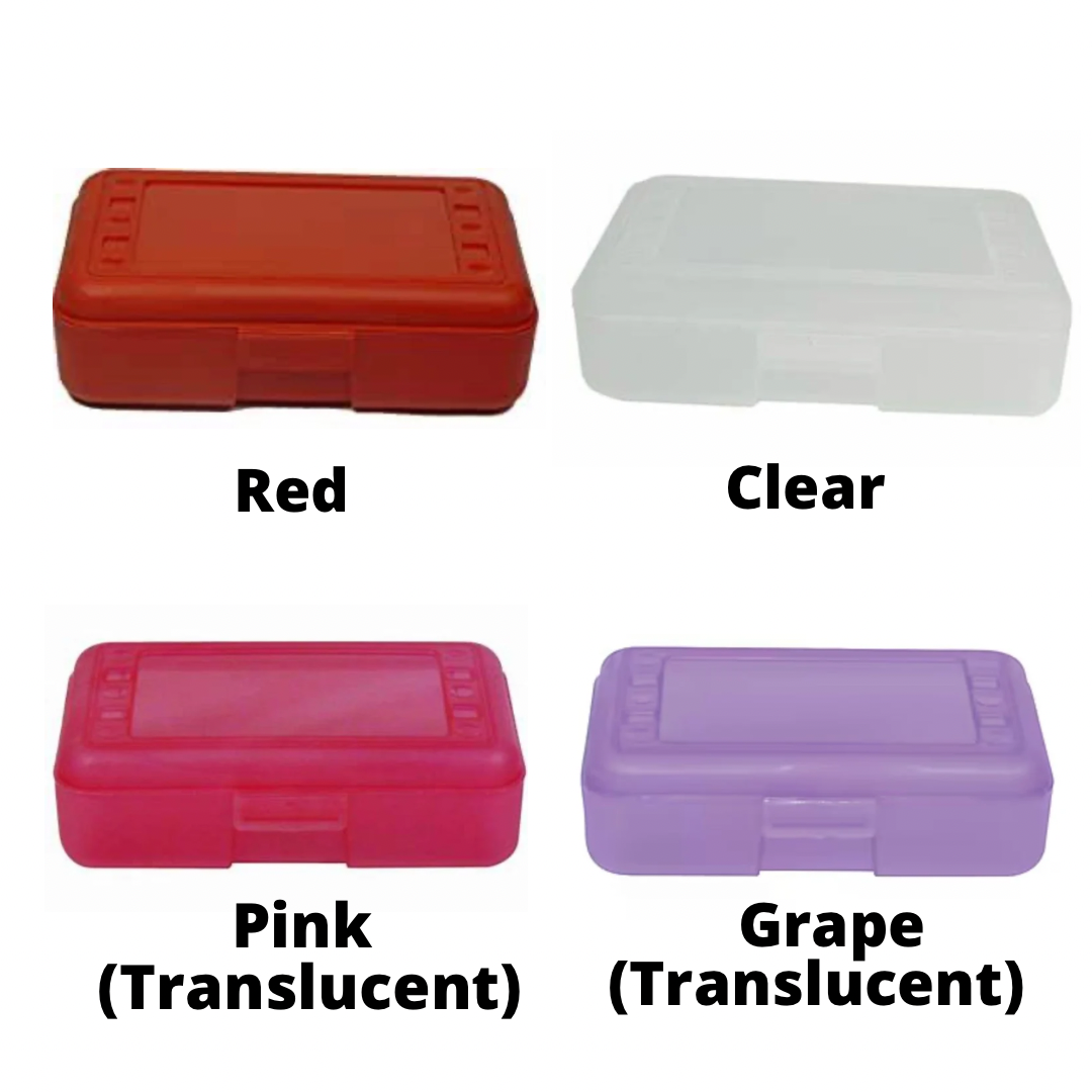 Personalized Hand Painted Custom Pencil Case - color options