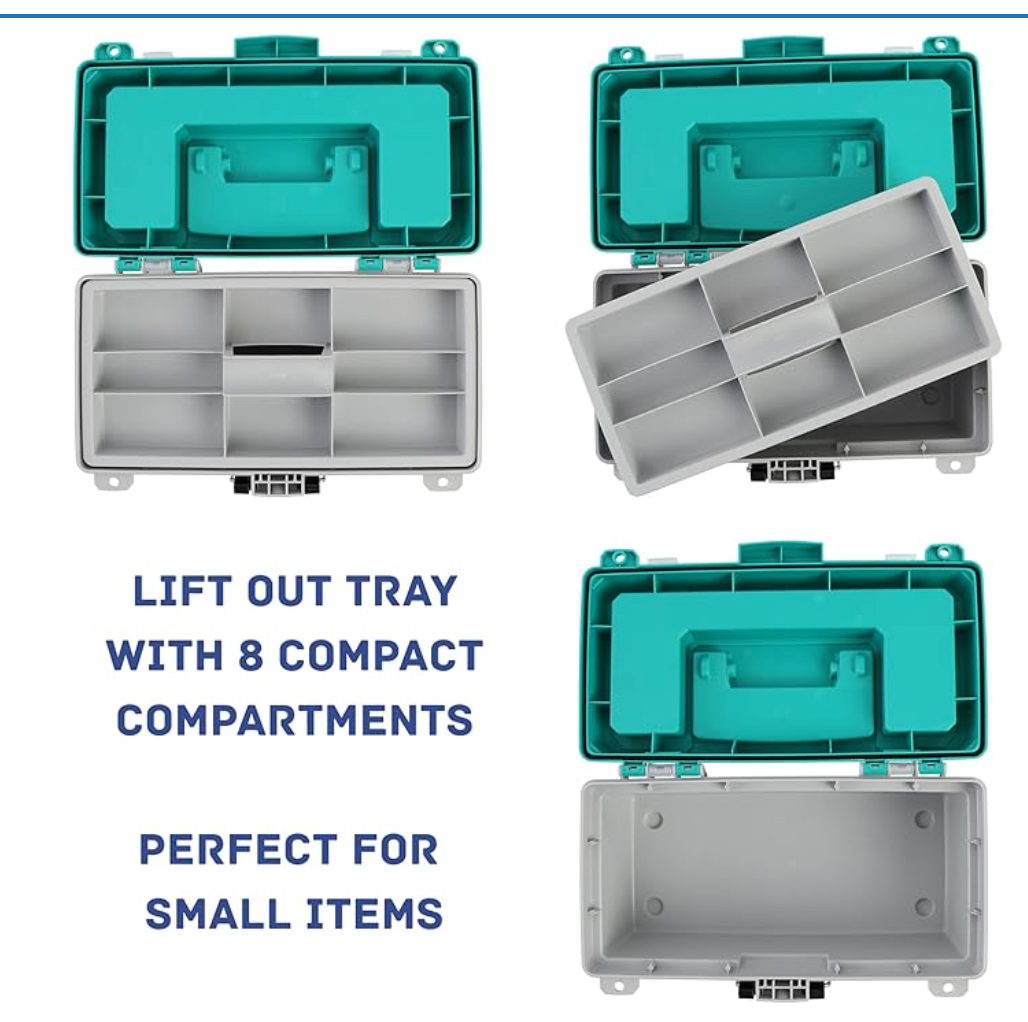 Hand-painted, custom personalized toolbox