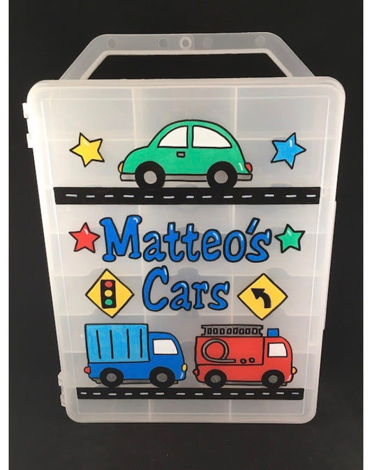 Cars and Trucks double sided car case