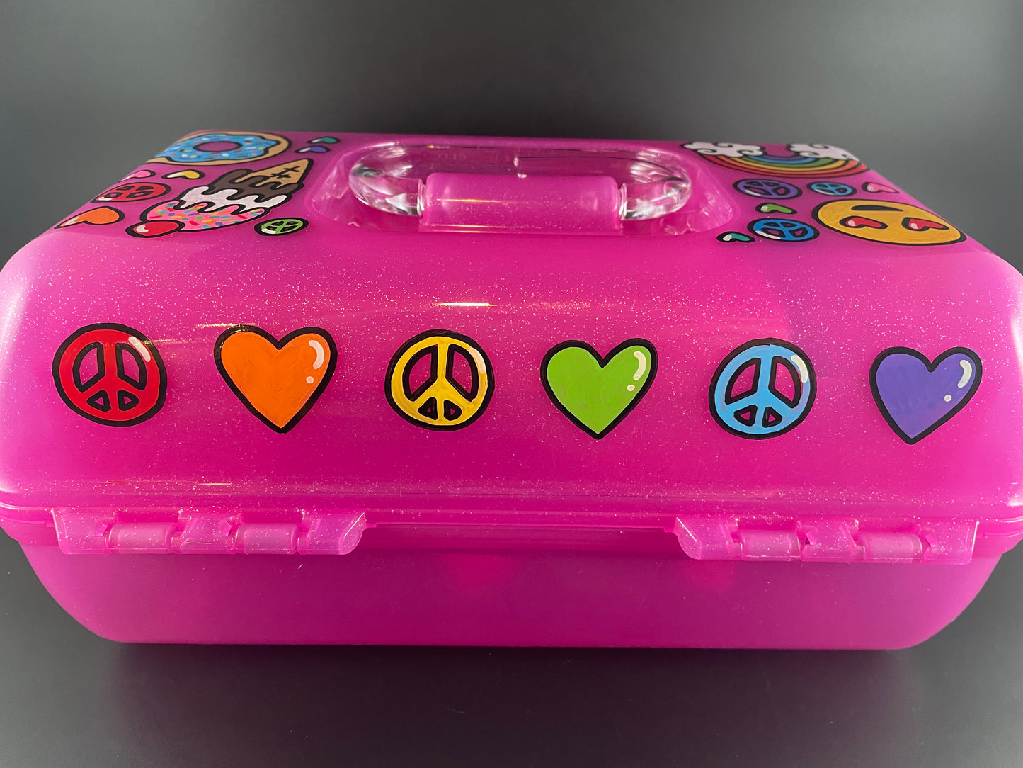 Makeup Theme Personalized Hand-painted Caboodle – Elissa Sharin