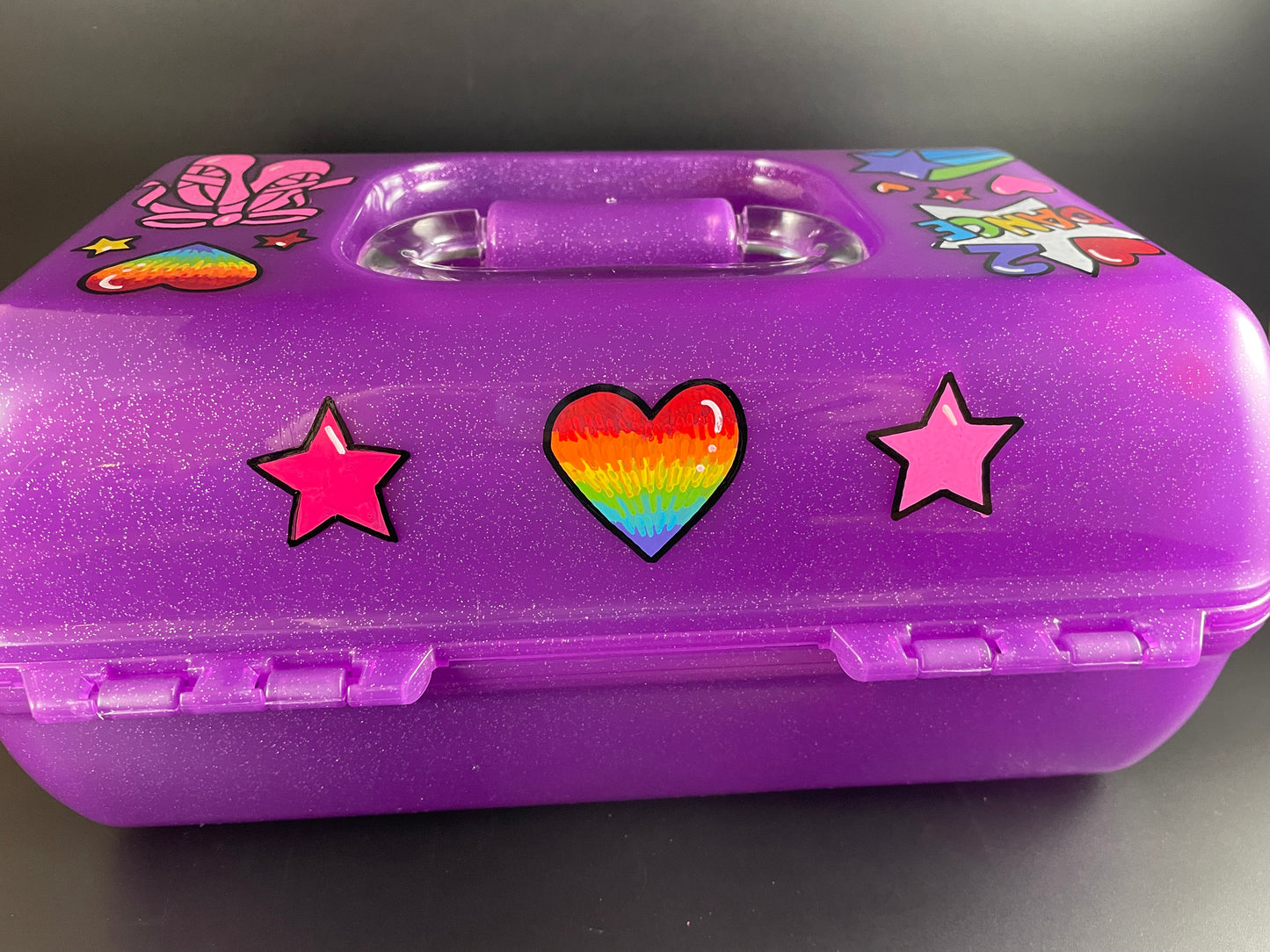 "Gianna" hand-painted personalized caboodle