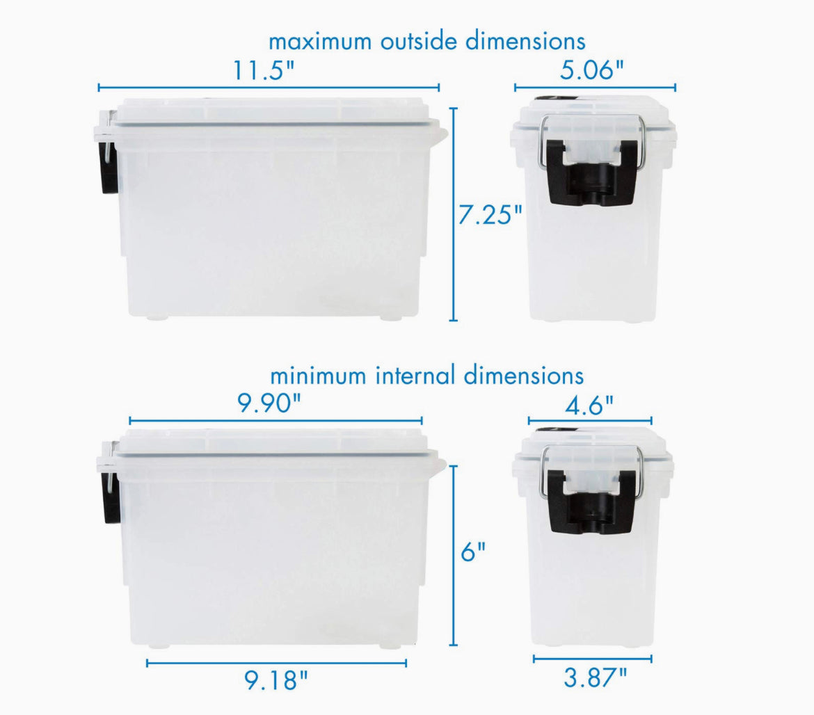 Small carry case with handle dimensions - outside 11.5/7.25/5.06 - pre personalization
